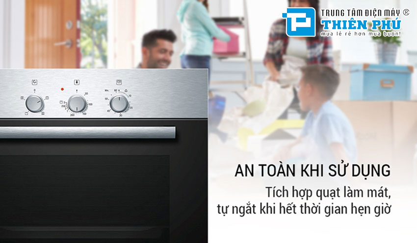 Lò Nướng Bosch Âm Tủ HBN211E2M 66 Lít