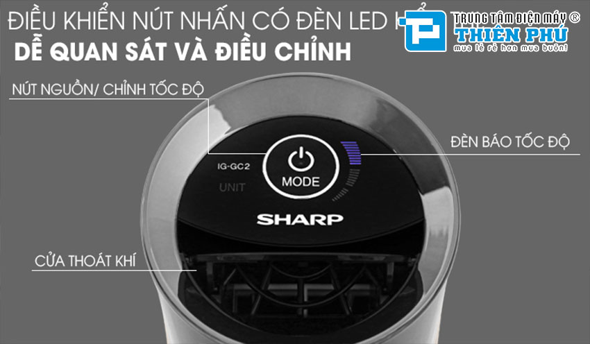 Máy Lọc Không Khí Sharp IG-GC2E