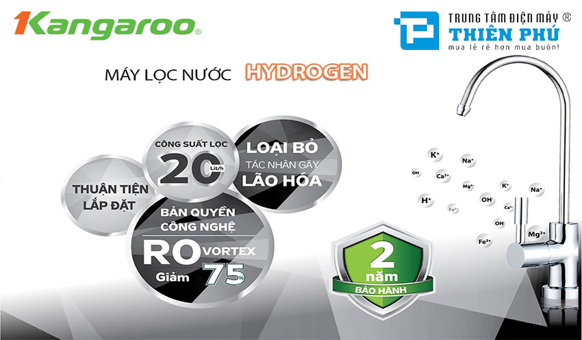 Máy Lọc Nước Kangaroo Hydrogen KG100HB