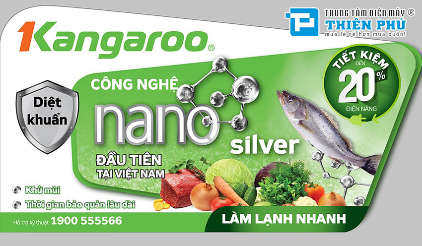 Tủ Mát Kangaroo 1 Cánh KG298AT 259 Lít Dàn Nhôm