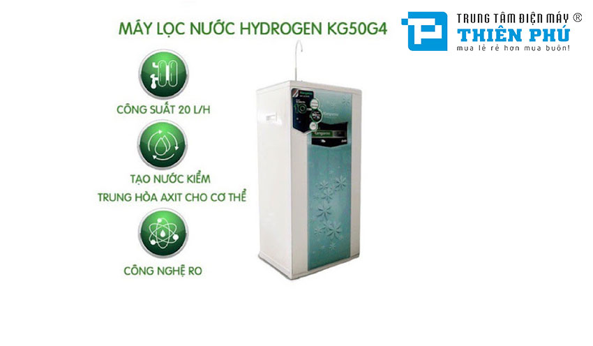 Máy Lọc Nước Kangaroo Hydrogen 10 Cấp Lọc KG50G4 VTU