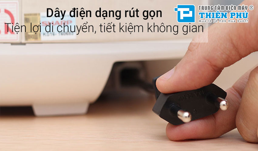 Nồi Cơm Điện Sharp KS-N191ETV-SB 1.8 Lít