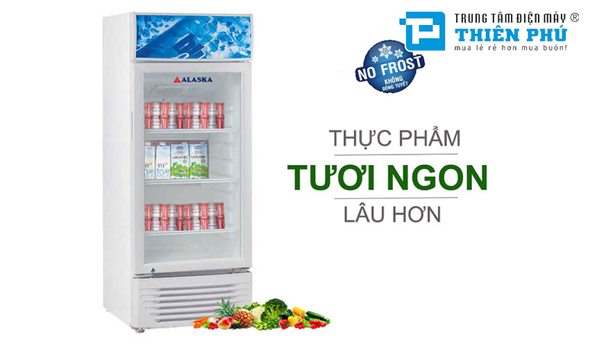 Tủ Mát Alaska 1 Cánh LC-233B 200 Lít Dàn Nhôm