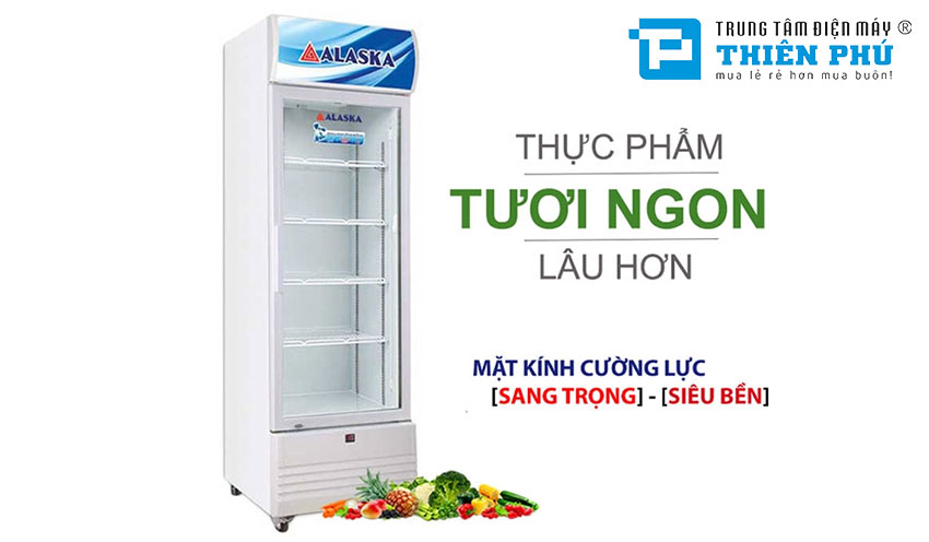 Tủ Mát Alaska 1 Cánh LC-833C 500 Lít Dàn Đồng