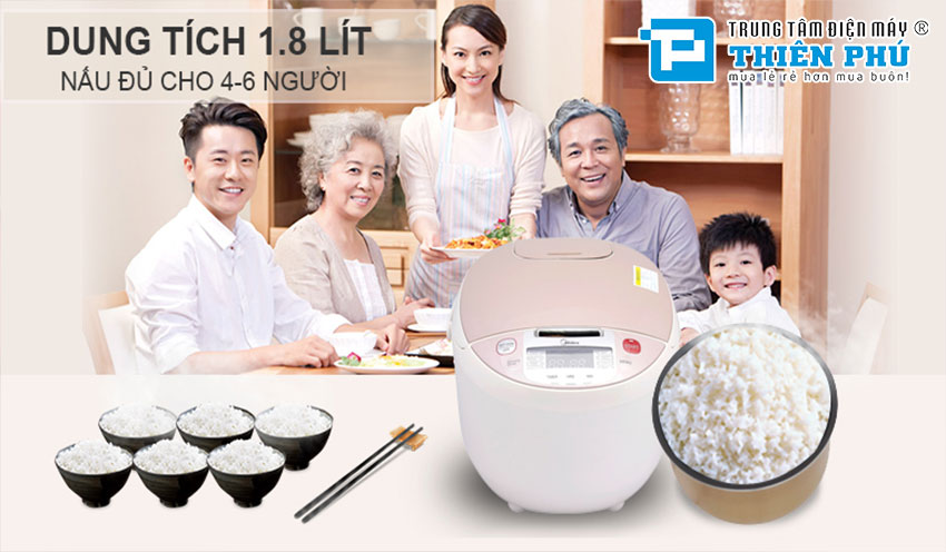 Nồi Com Điện Midea MB-FS5018