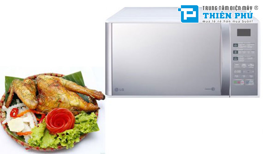 Lò Vi Sóng Điện Tử LG Có Nướng MH7043BAR 30 Lít