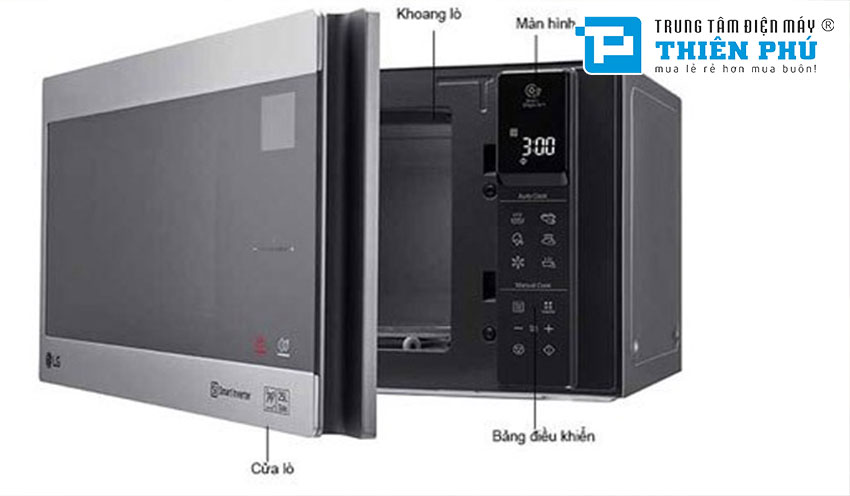 Lò Vi Sóng Điện Tử Inverter LG MS2595CIS 25 Lít