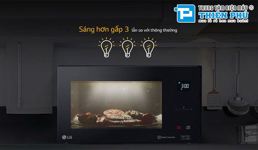 Lò Vi Sóng Điện Tử Inverter LG MS2595CIS 25 Lít