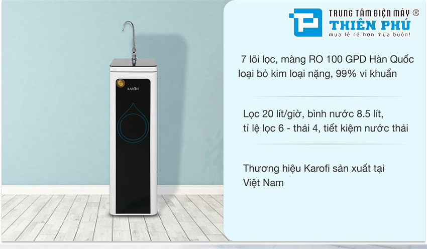 Máy Lọc Nước RO Karofi N7RO 7 Lõi