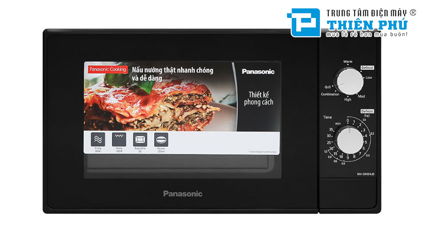 Lò Vi Sóng Panasonic Có Nướng NN-GM24JBYUE 20 Lít