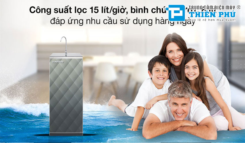 Máy Lọc Nước RO Sunhouse SHA8858K 8 Lõi
