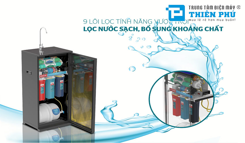 Máy Lọc Nước RO 9 Lõi Sunhouse SHA8869K