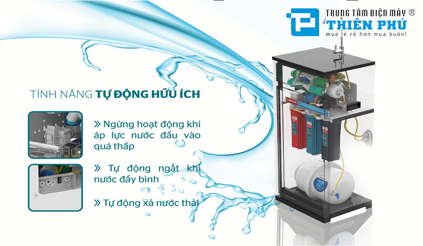 Máy Lọc Nước RO 9 Lõi Sunhouse SHA8869K