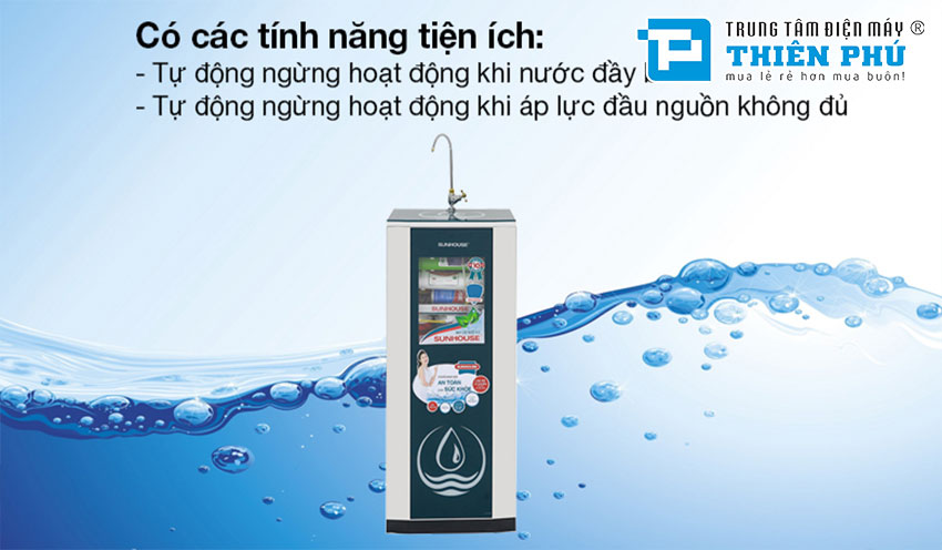 Máy Lọc Nước RO 10 Lõi Sunhouse SHR88010K