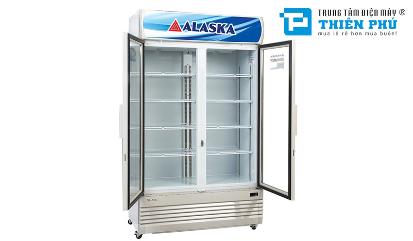 Tủ Mát Alaska 2 Cánh 1200 Lít SL-12C Dàn Đồng