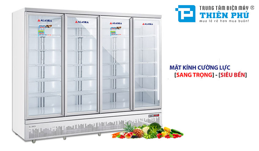 Tủ Mát Alaska 4 Cánh 2400 Lít SL-24C4