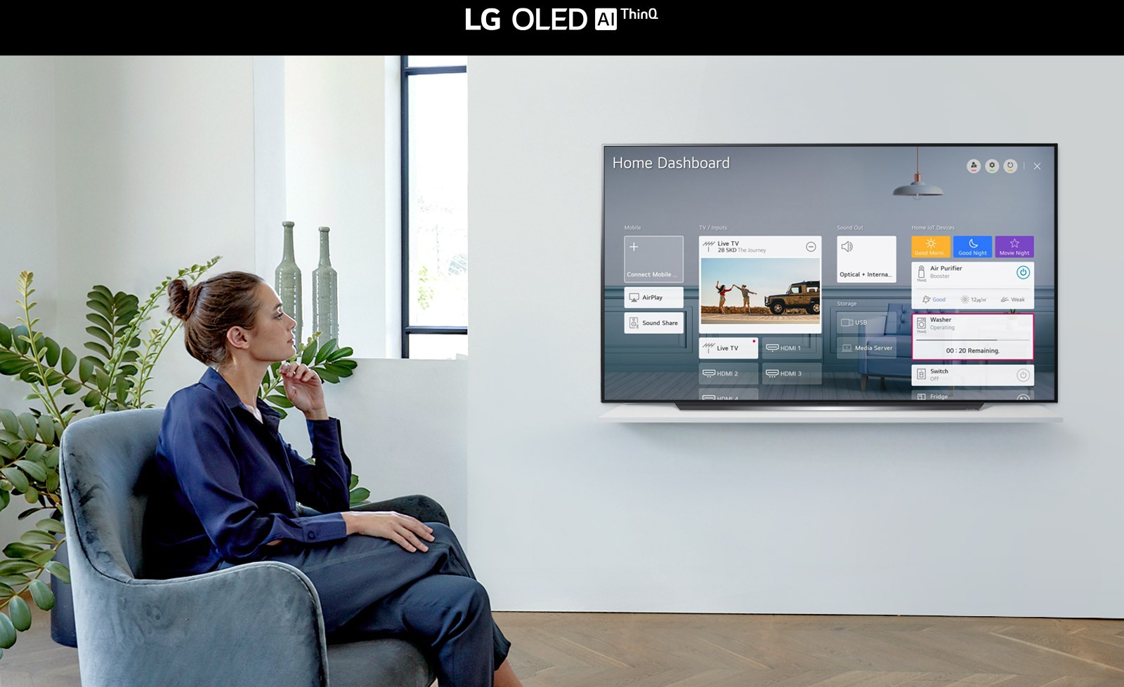 Smart Tivi LG 55 Inch OLED 55CXPTA 4K UHD ThinQ AI một sự lựa trọn không thể bỏ qua