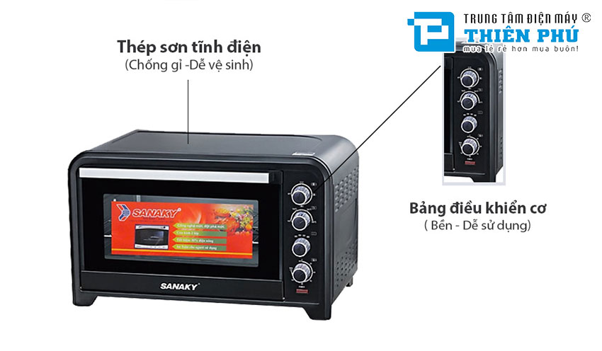 Lò Nướng Sanaky VH 809SW 80 Lít