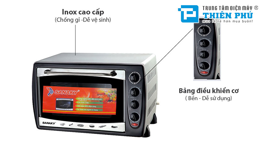 Lò Nướng Sanaky VH509N 50 Lít