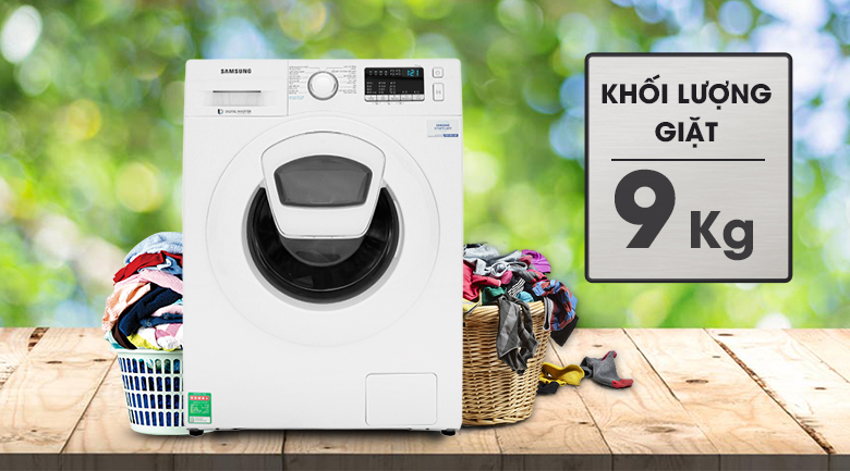 máy giặt giá rẻ Samsung inverter WW90K44G0YW/SV