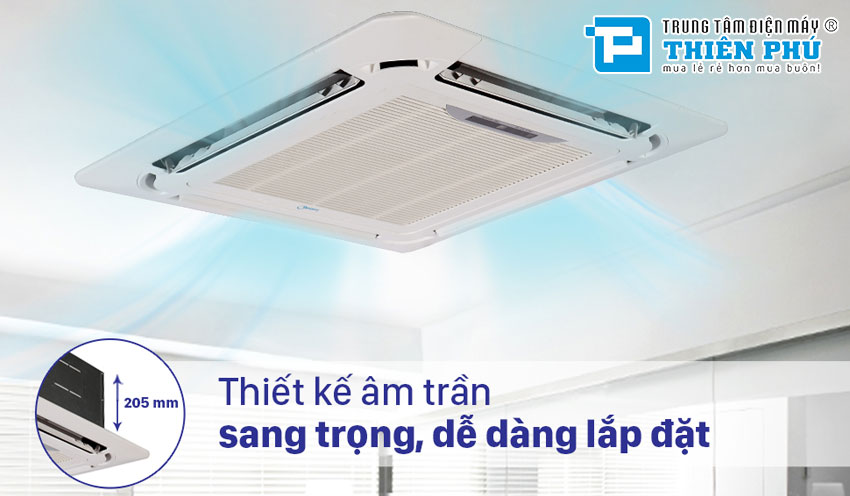 Đánh giá chi tiết điều hòa âm trần Midea 1 chiều 18000 btu MCD-18CRN8