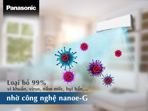 Công nghệ Nanoe-G trên điều hòa Panasonic có những tác dụng gì ?