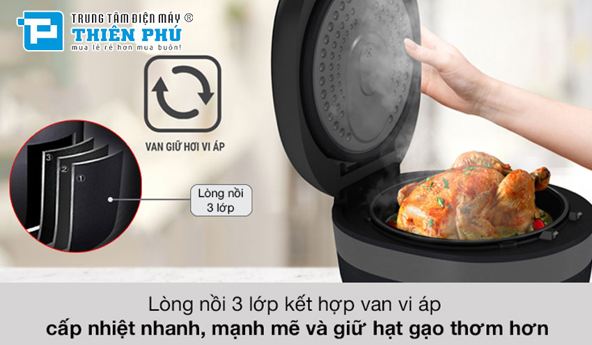 Nồi Cơm Điện Cao Tần Casper 1.5 Lít CI-15RC01