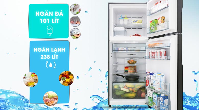 So sánh tủ lạnh Samsung RB30N4170BU/SV và Hitachi R-FVX450PGV9(GBK)