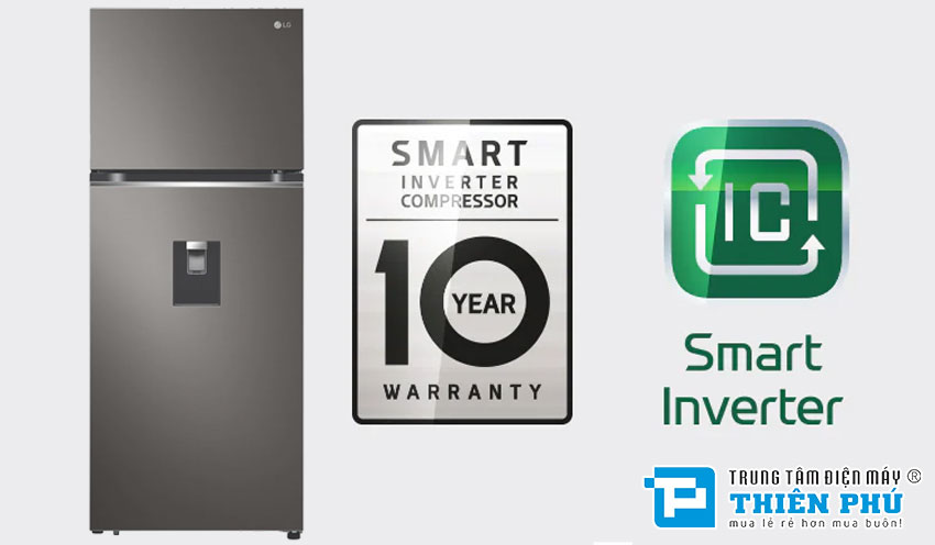 Tủ Lạnh LG Inverter 334 Lít GN-D332BL