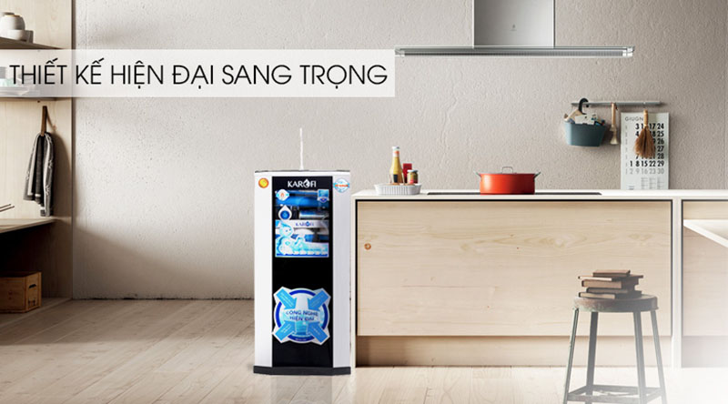 Muốn dùng nước sạch hãy chọn máy lọc nước RO Karofi KSI80-A 8 lõi