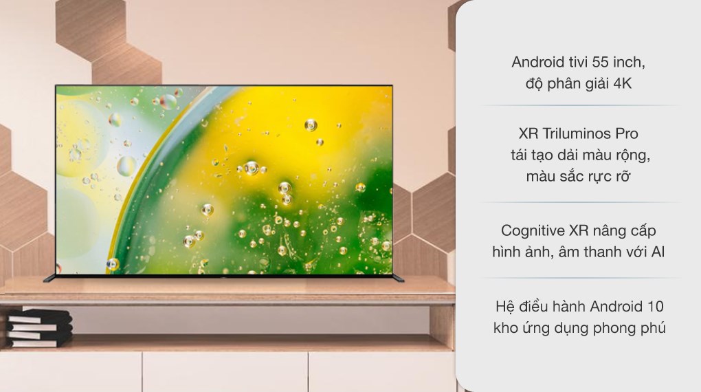 Trải nghiệm những công nghệ tuyệt đỉnh trên tivi OLED Sony 55 inch 4K XR-55A90J