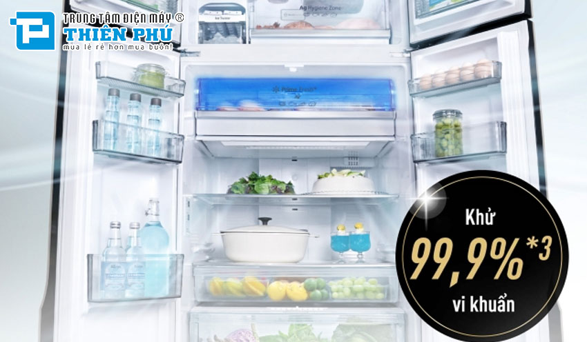 5 lý do bạn nên chọn mua tủ lạnh Panasonic ngăn đá trên inverter 4 cánh 550 lít NR-DZ601YGKV