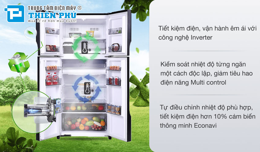 5 lý do bạn nên chọn mua tủ lạnh Panasonic giá rẻ inverter 4 cánh 550 lít NR-DZ601YGKV