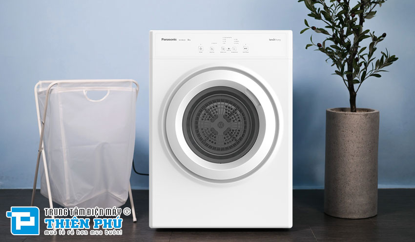 Máy Sấy Quần Áo Panasonic 8kg NH-E80JA1WVT