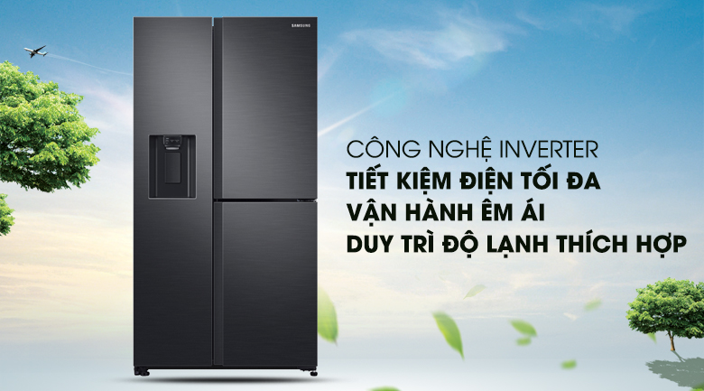 Tủ Lạnh Samsung Inverter RS65R5691B4/SV 650 Lít cùng những công nghệ tiên tiến.