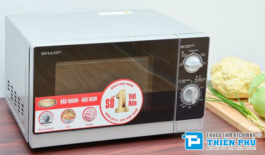 Lò Vi Sóng Sharp R-205VN(S) 20 Lít