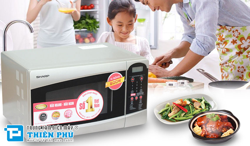 Lò Vi Sóng Sharp Điện Tử R-25D1(S)VN 22 Lít