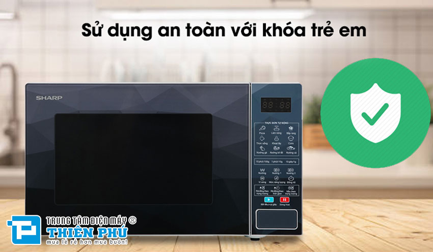 Lò Vi Sóng Sharp Có Nướng R-G378VN-CS 23 Lít