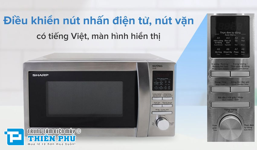 Lò Vi Sóng Sharp R-G620VN(ST) 20 Lít