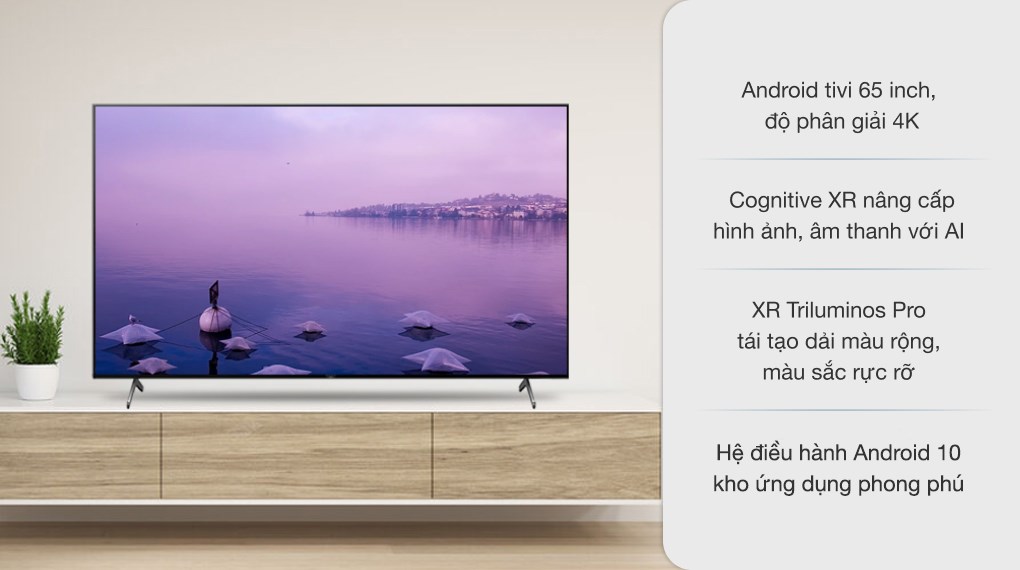 Chiêm ngưỡng thiết kế Tivi Sony XR-65X90J 65 Inch 4K cùng công nghệ hình ảnh vượt trội