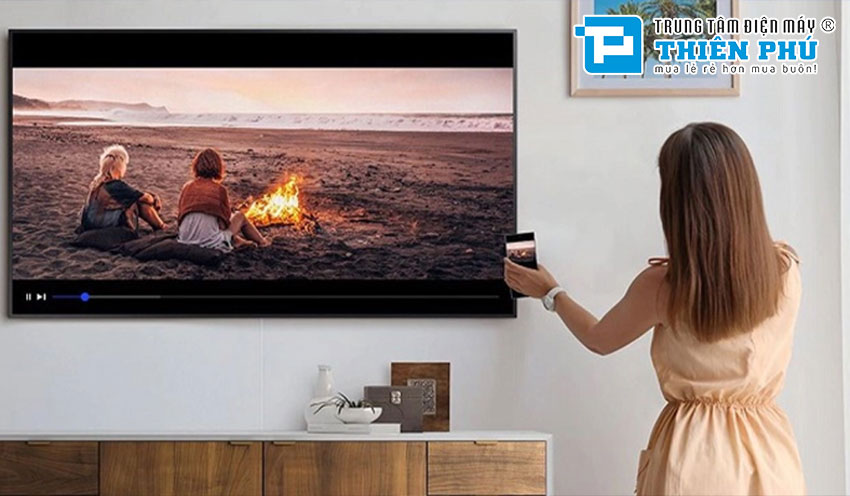 Trải nghiệm giải trí cực đinh cùng với Smart Tivi Samsung 50 Inch 4K UHD UA50AU8100KXXV