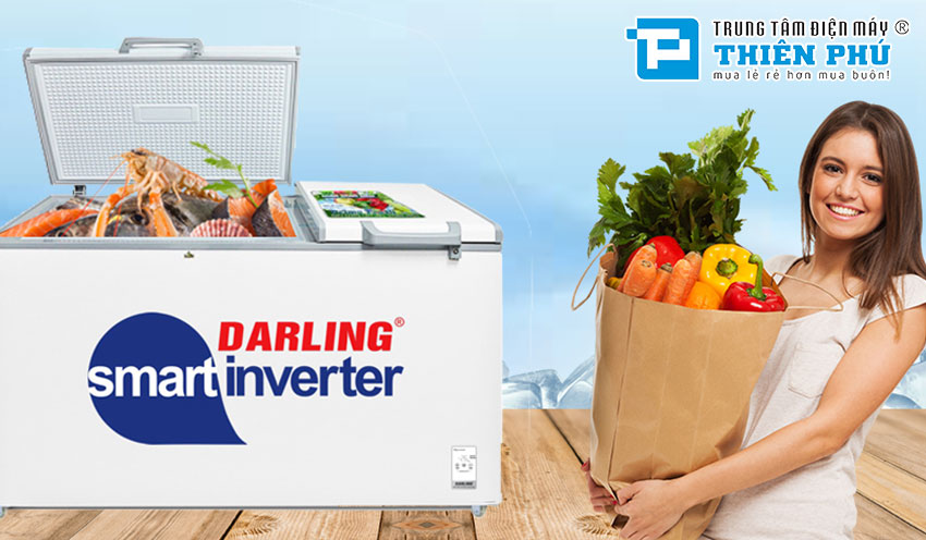 Tủ Đông Darling Inverter 2 Ngăn DMF-7699WSI 800 Lít