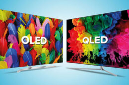 So sánh màn hình giữa tivi OLED của LG và tivi QLED của samsung