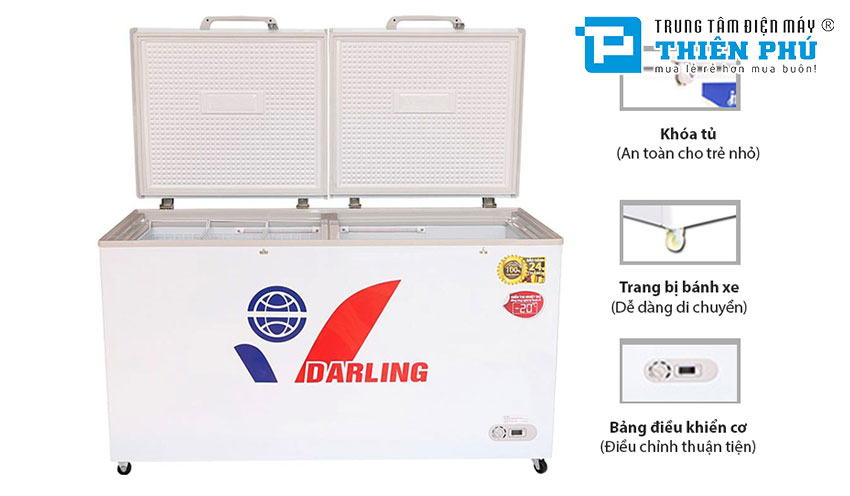 Tủ Đông Darling 1 Ngăn 2 Cánh DMF-7779AX 770 Lít