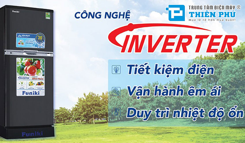 Tủ Lạnh Funiki Inverter FRI-166ISU 2 Cánh 160 Lít