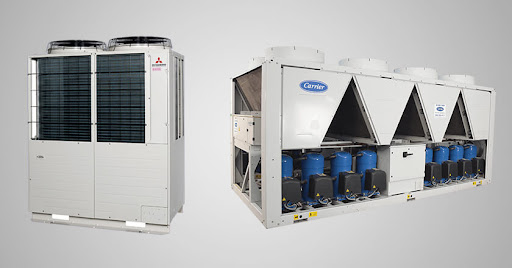 So sánh hệ thống điều hòa trung tâm VRV và hệ thống Water Chiller