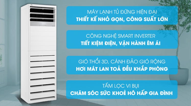 Những ưu điểm của điều hòa cây (điều hòa tủ đứng) khiến nó đang được lựa chọn rất nhiều