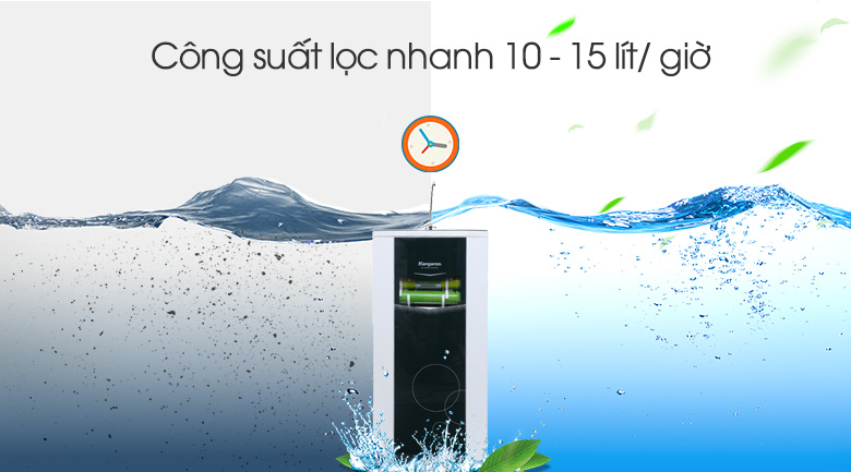 Muốn có nước sạch hãy chọn máy lọc nước RO Kangaroo KG109AVTU 9 lõi