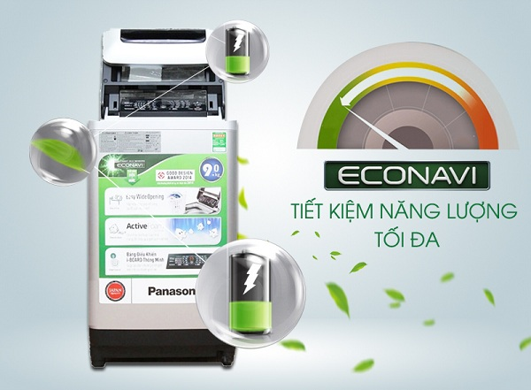 Lợi ích và nhiệm vụ của cảm biến Econavi trên dòng máy giặt Panasonic