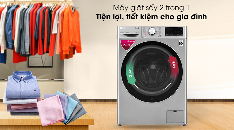 Đánh giá máy giặt sấy LG FV1409G4V có tốt không, giá bao nhiêu?